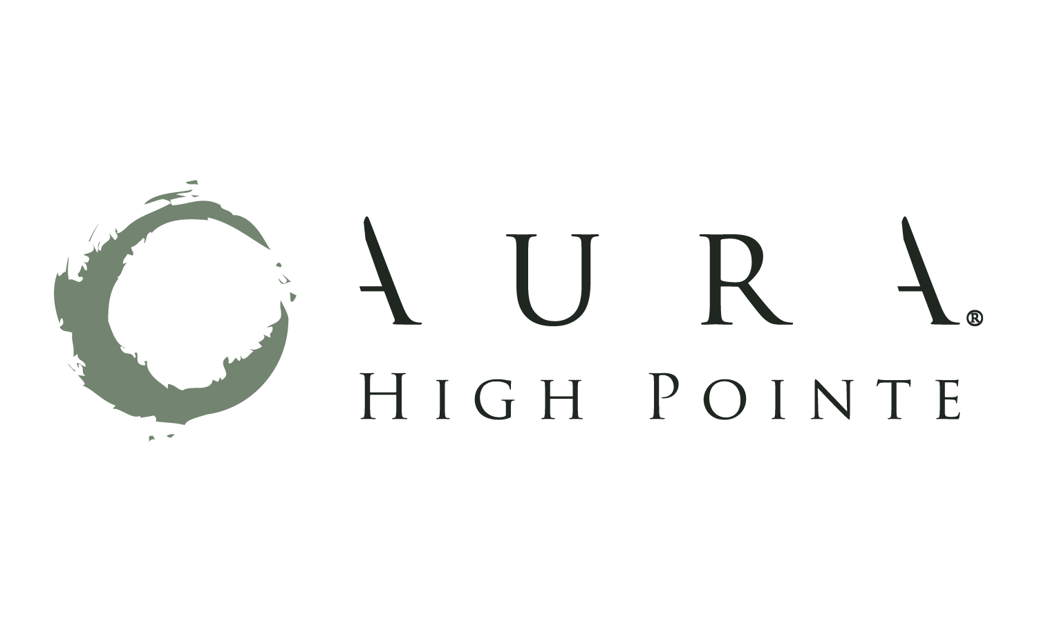 a logo high point on a green background